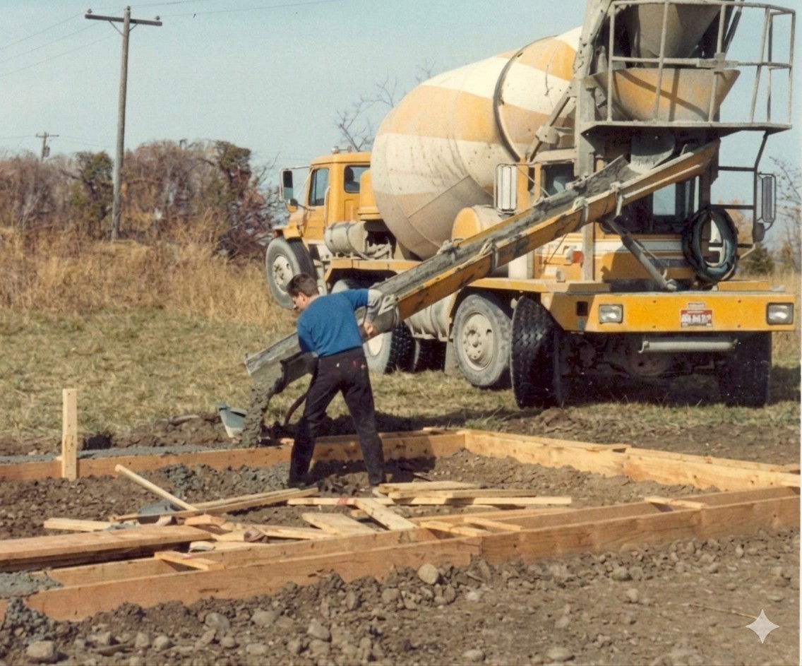 pouring foundation pouring foundation