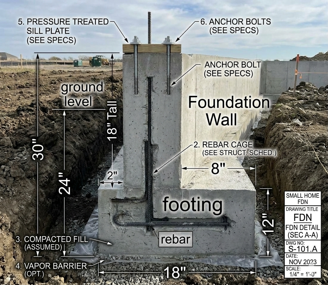 house foundation specs house foundation specs