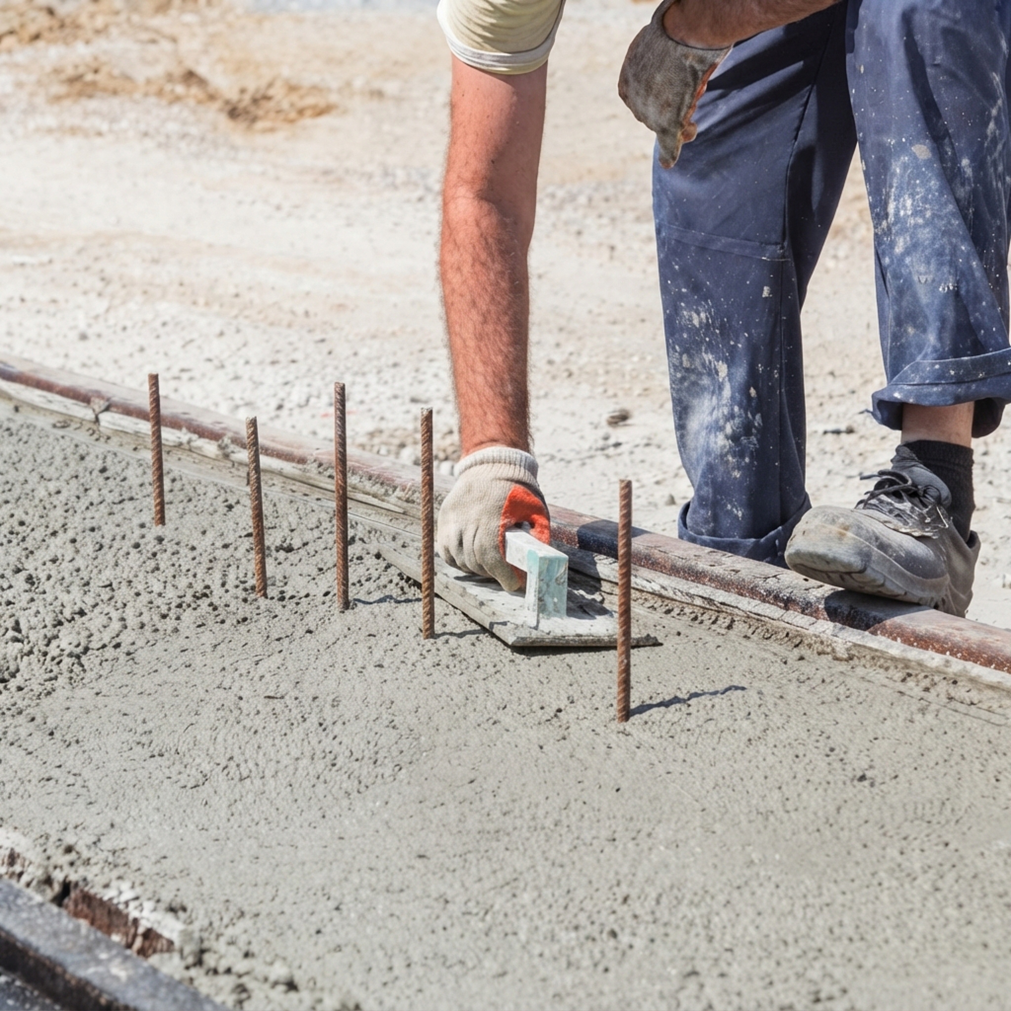 L-bar footing rebar L-bar footing rebar