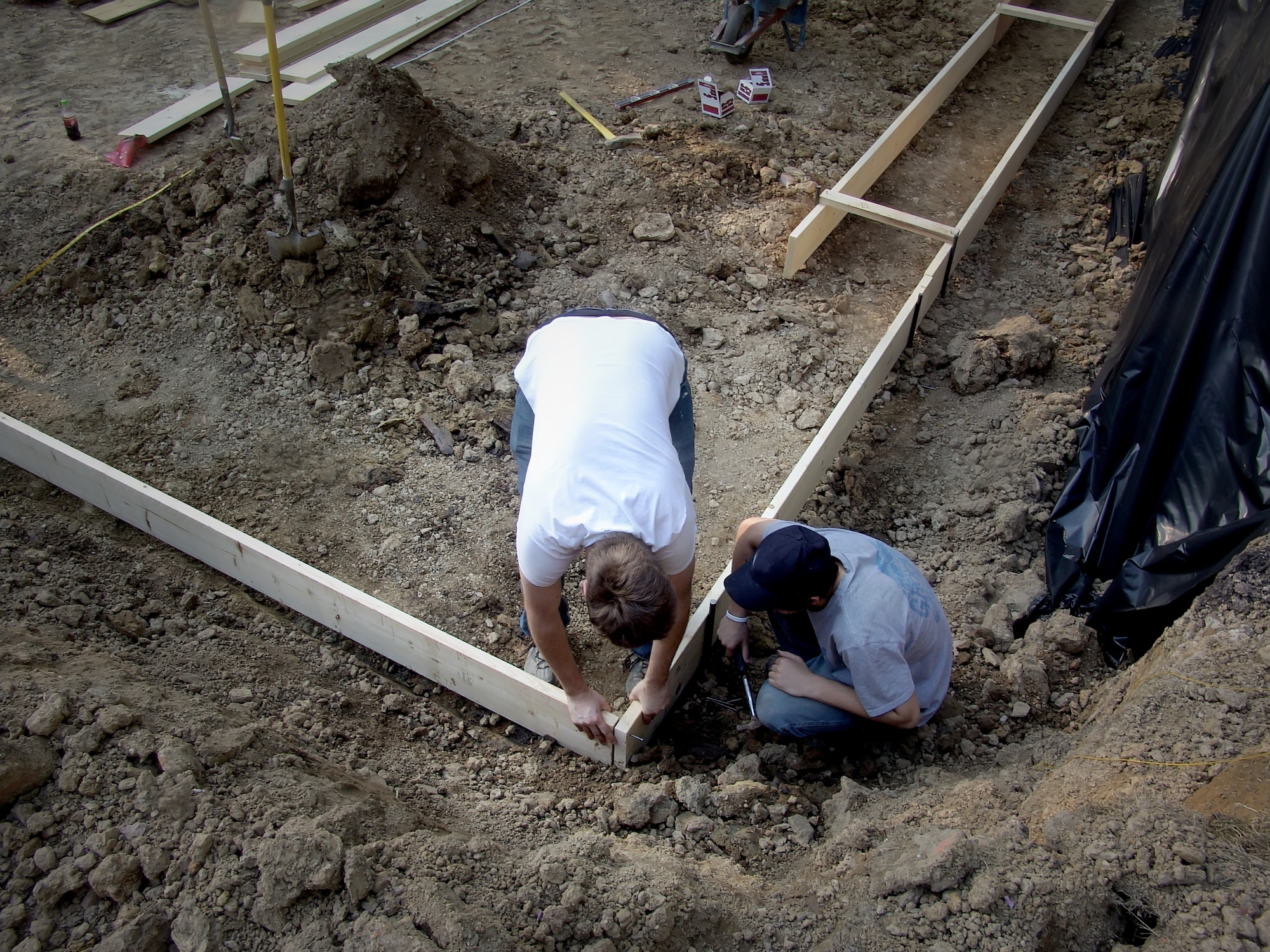 building footing forms building footing forms
