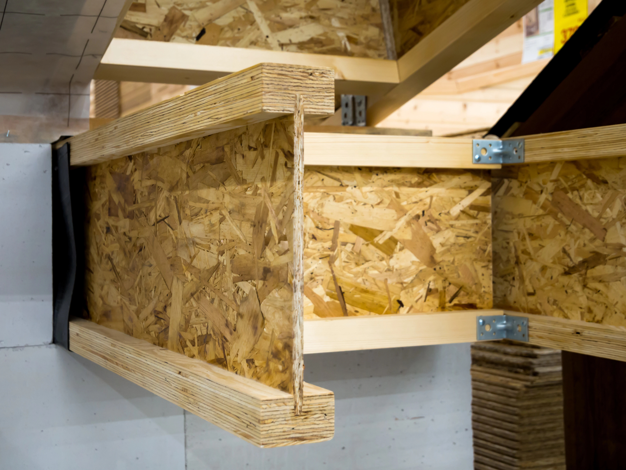 OSB joists small home