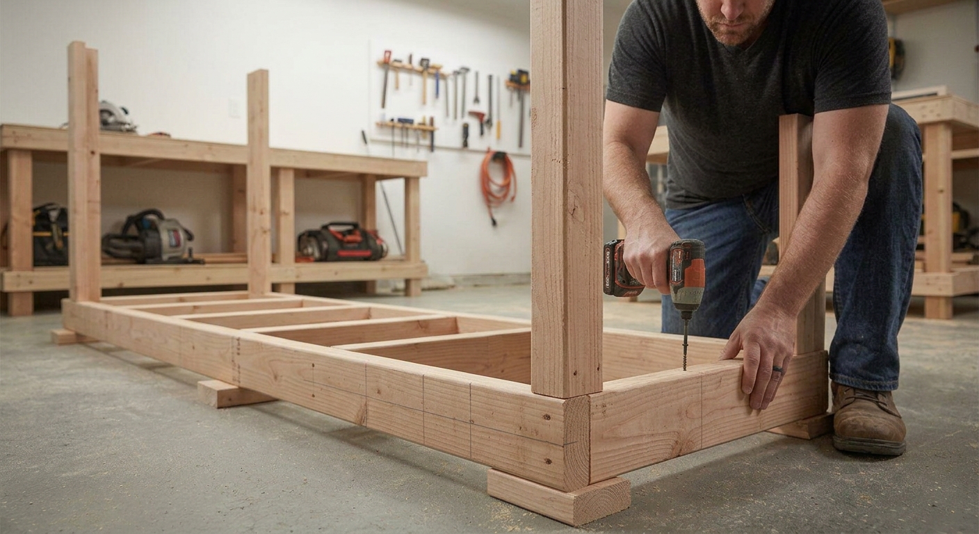DIY home work bench DIY home work bench
