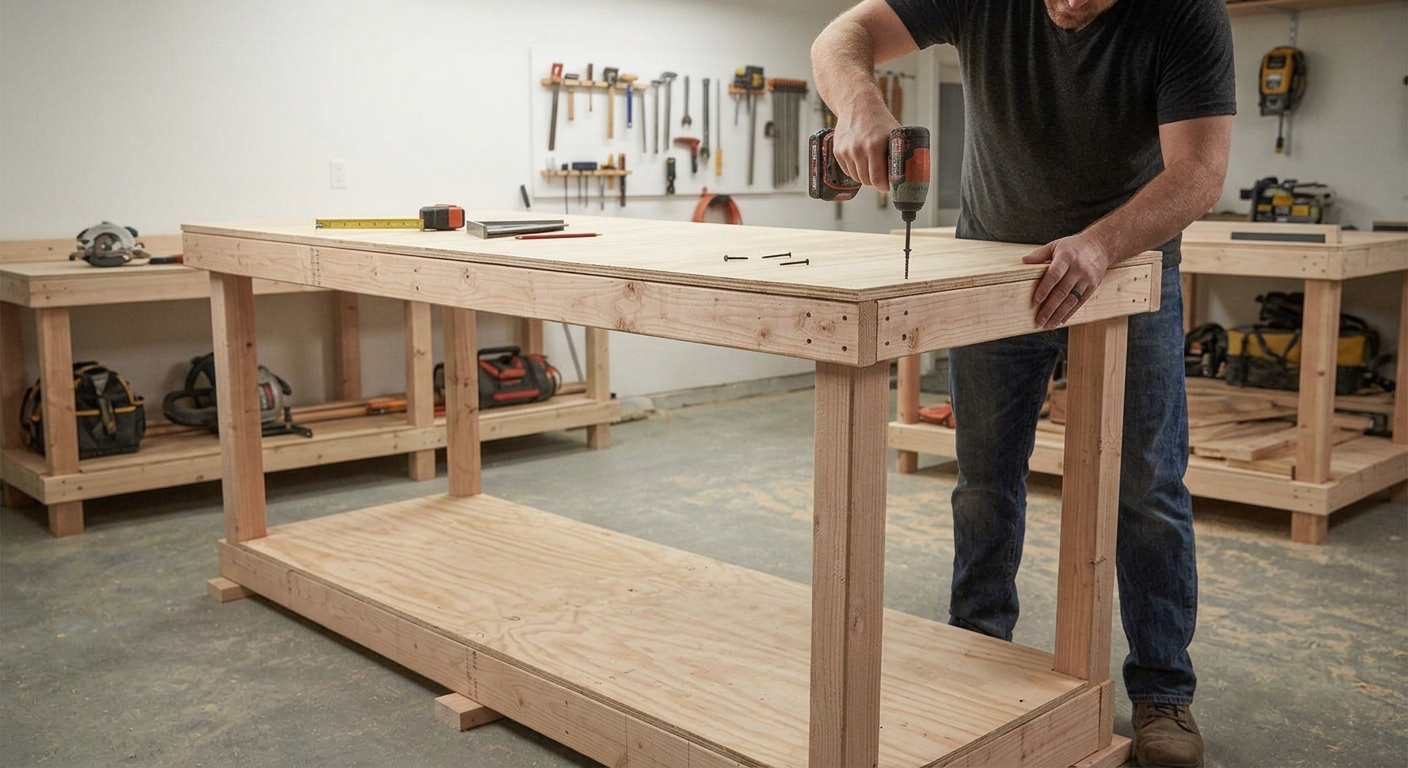 DIY owner builder work bench DIY owner builder work bench