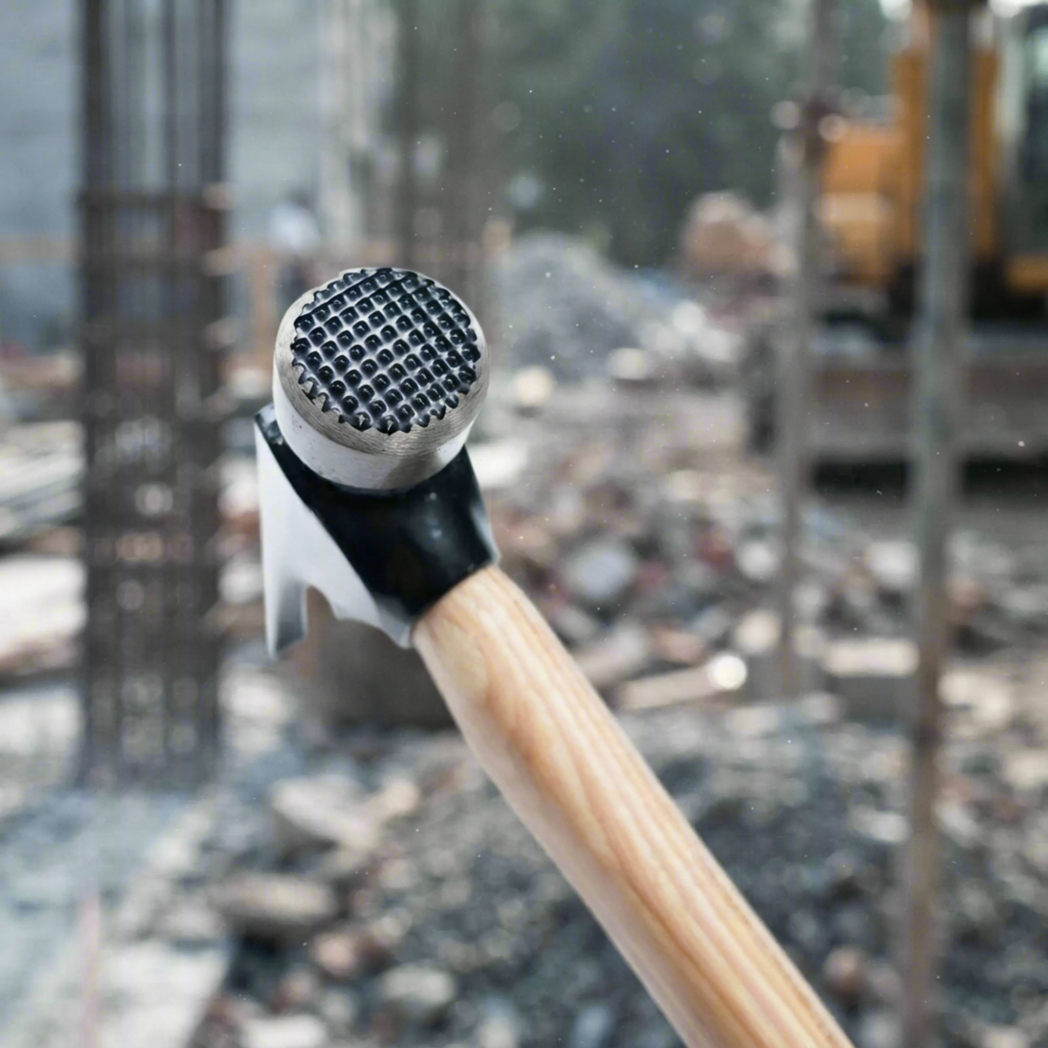 waffle-faced hammer small home construction